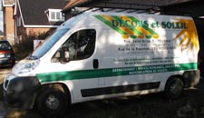 Lettrage camionnette Decors et Soleil