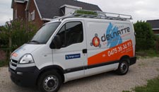 Lettrage camionnette Delnatte