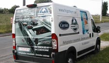 Lettrage camionnette FrigoTherm